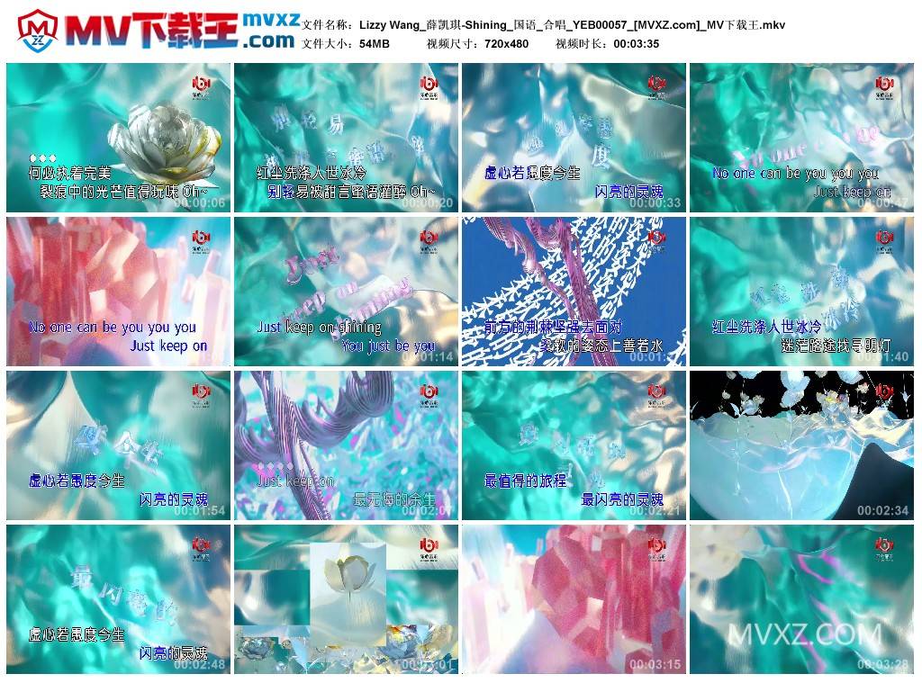 Lizzy Wang_薛凯琪-Shining_国语_合唱_YEB00057